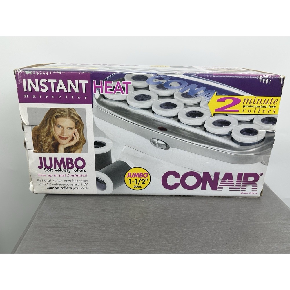 Conair Instant Heat Hairsetter Hot Curler Rollers  Set CHV14 In Box
